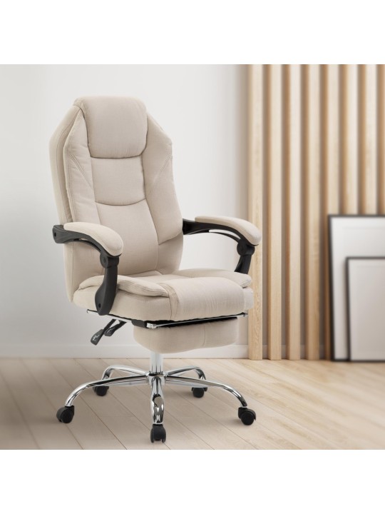 Kontorstol Slotsstof, creme