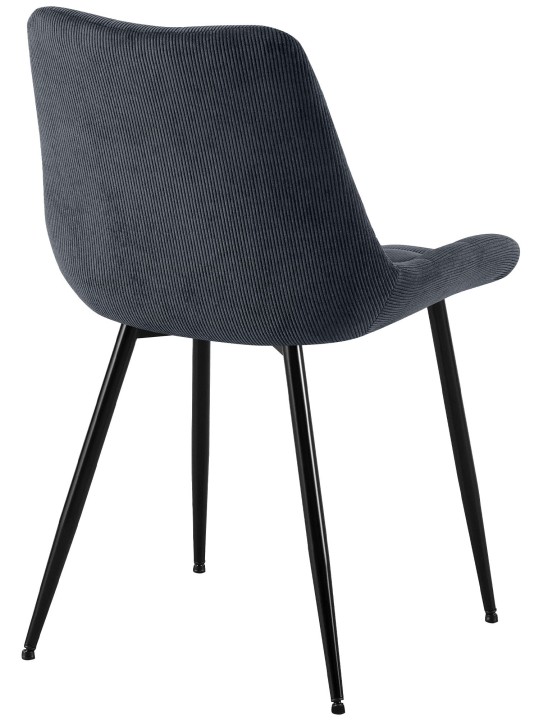 Sardna Cord spisestuestol, sort