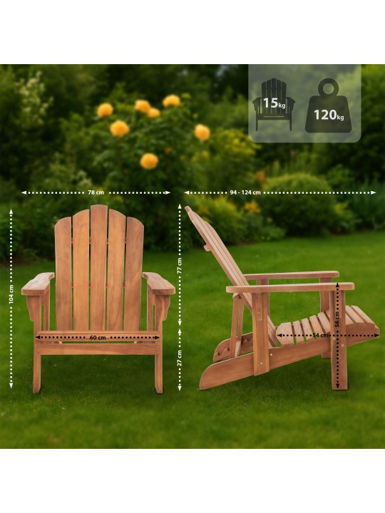 Stol Brownsville, teak
