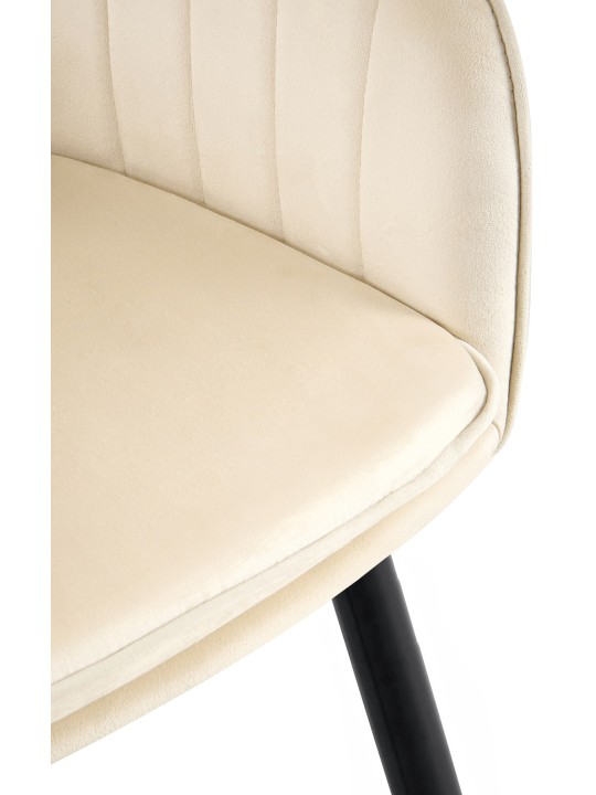 Spisestuestol Cheryl velvet, creme Spisestuestol Cheryl velvet, creme