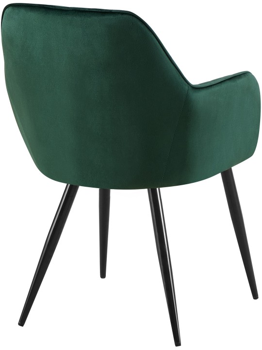 Spisestuestol Cheryl velvet, grøn