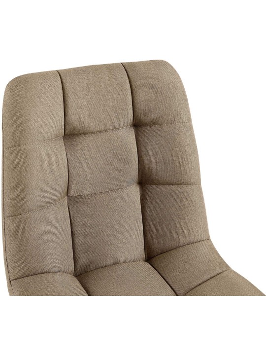 Sæt med 4 spisestuestole Tilde Stof, taupe