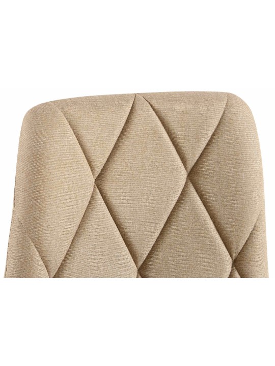 Sæt med 2 spisestuestole Clairton stof, taupe