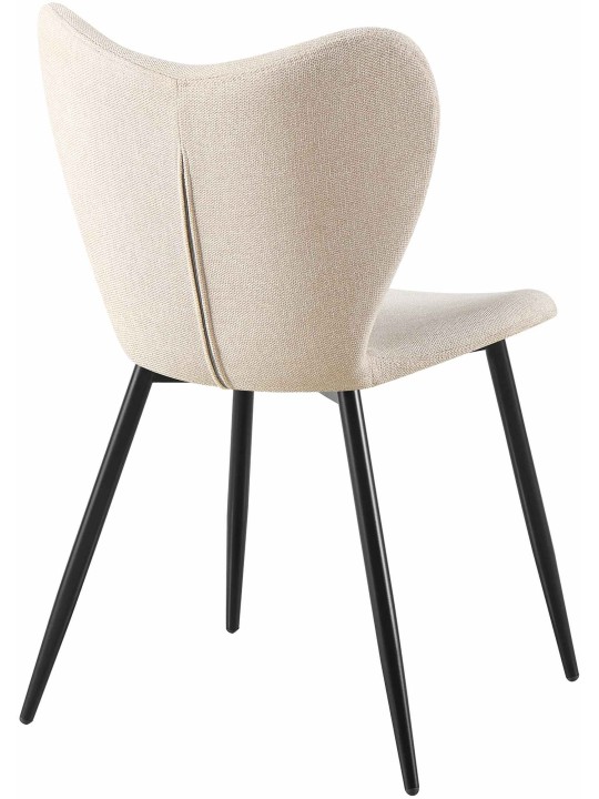Spisestuestol Maika stof, creme