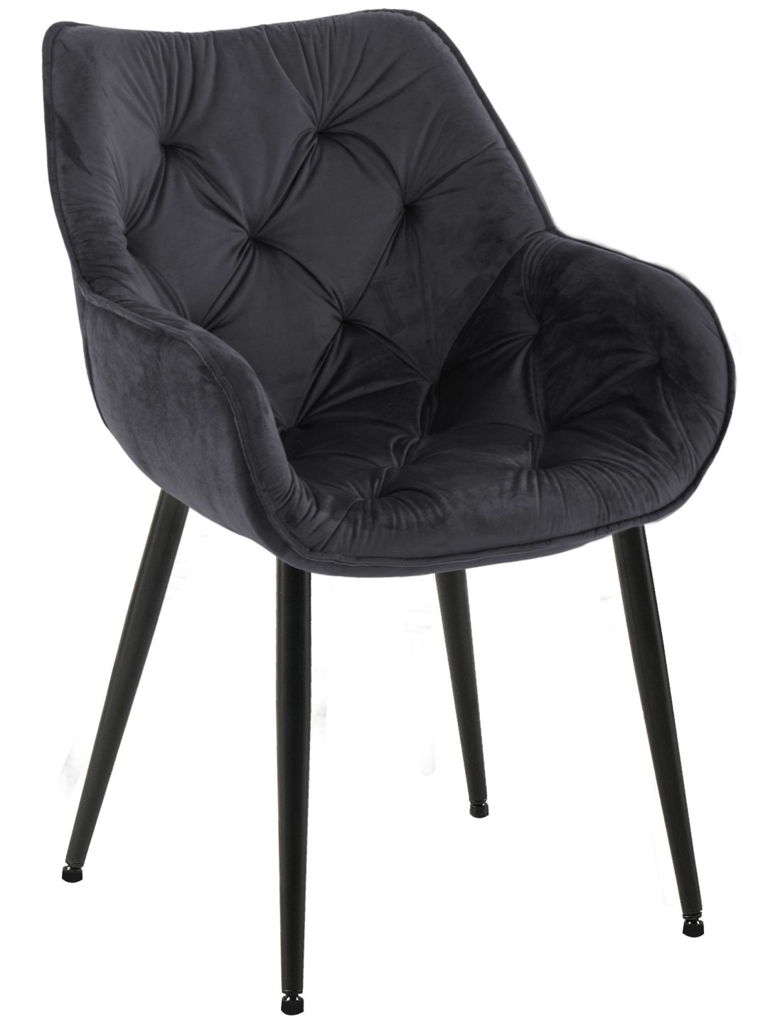 Stol Tanna Velvet, sort