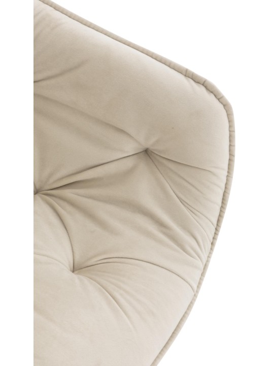 Stol Tanna Velvet, creme