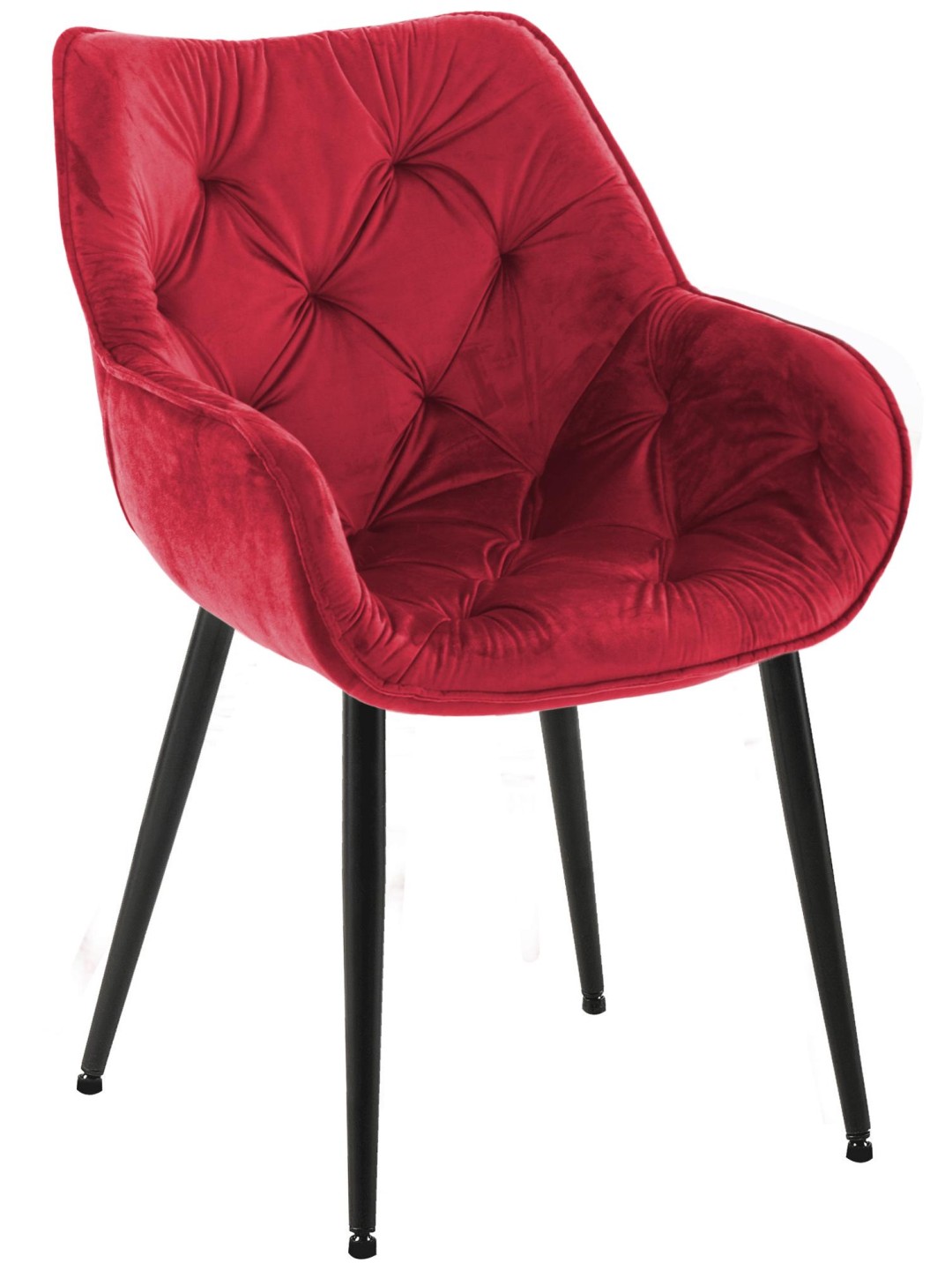 Stol Tanna Velvet, rød