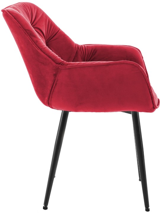 Stol Tanna Velvet, rød