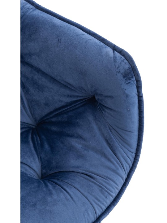 Stol Tanna Velvet, blå