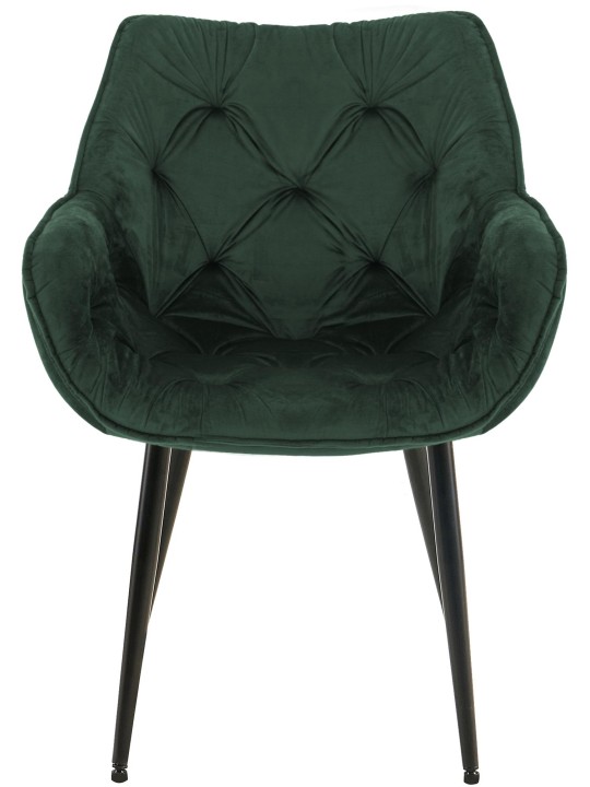 Stol Tanna Velvet, grøn