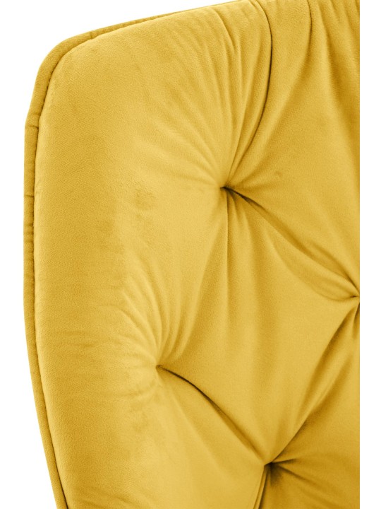 Stol Tanna Velvet, gul