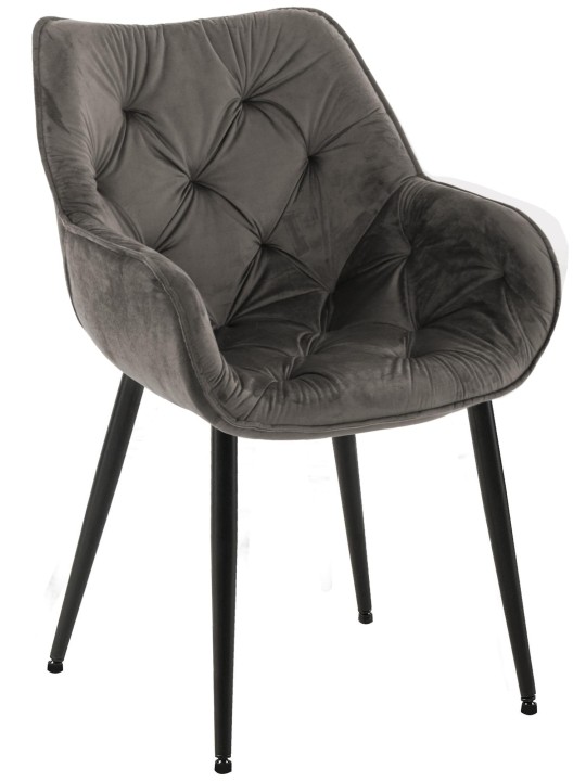 Stol Tanna Velvet, antracit