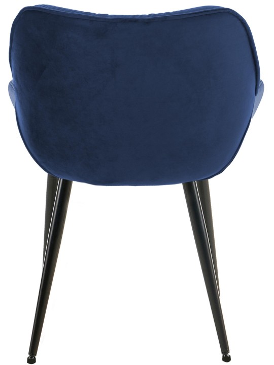 Stol Tanna Velvet, mørkeblå