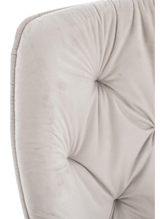 Sæt med 2 stole Tanna velvet, grå