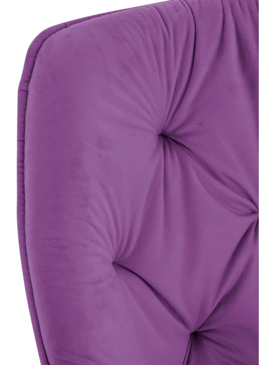 Sæt med 2 stole Tanna velvet, lilla