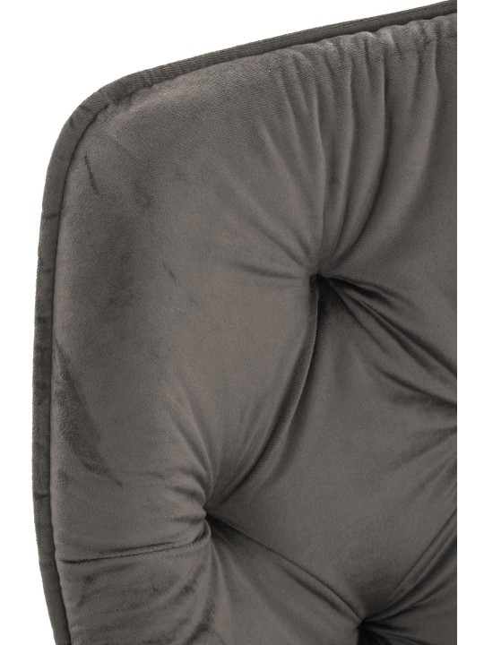 Sæt med 2 stole Tanna velvet, antracit