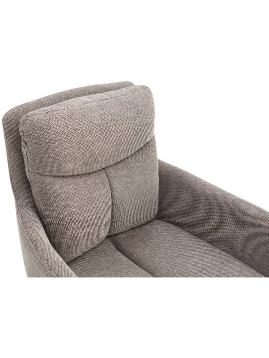 Sæt med 2 spisestuestole Somers stof, taupe