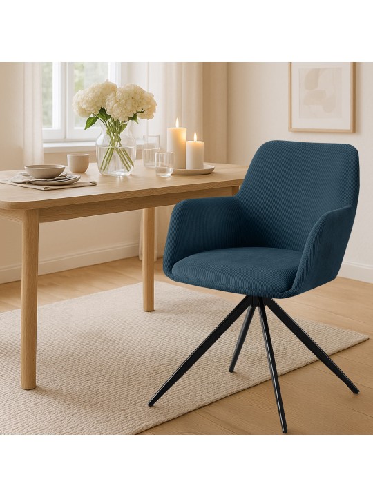 Olema Cord spisestuestol, blå