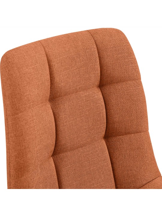 Spisestuestol Tilde stof, orange