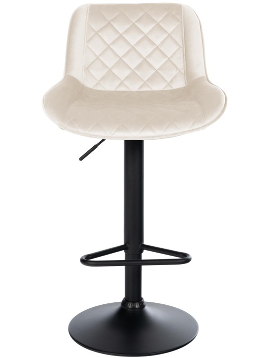 Sæt med 2 barstole Kasson velvet, creme Sæt med 2 barstole Kasson velvet, creme