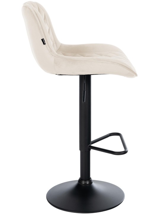 Sæt med 2 barstole Kasson velvet, creme Sæt med 2 barstole Kasson velvet, creme
