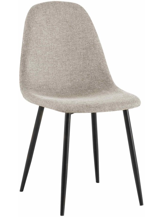 Spisestuestol Napier stof, creme