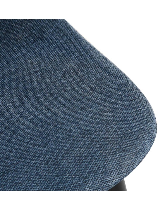 Spisestuestol Napier stof, mørkeblå
