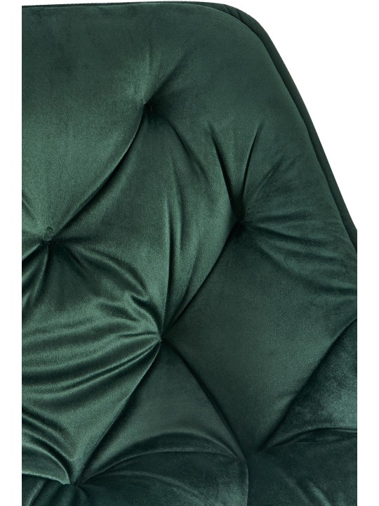 Sæt med 2 spisestuestole Antigo velvet, grøn