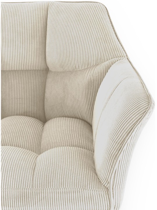Barstol Damaso W Cord, creme