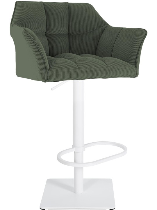 Barstol Damaso W Cord, grøn