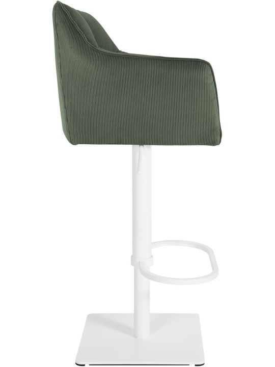 Barstol Damaso W Cord, grøn