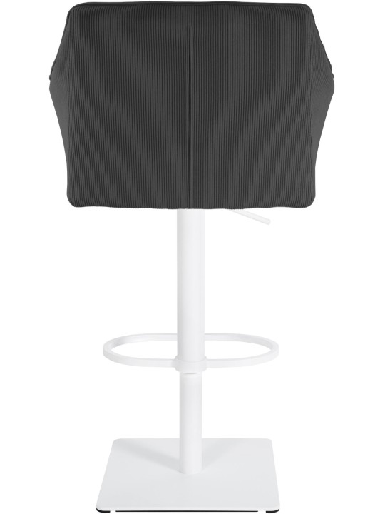 Barstol Damaso W Cord, mørkegrå