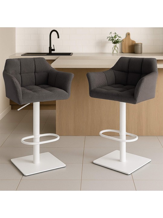 Barstol Damaso W Cord, taupe Barstol Damaso W Cord, taupe
