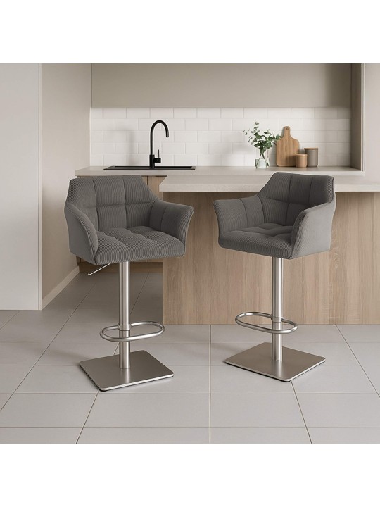 Barstol Damaso E Cord, taupe