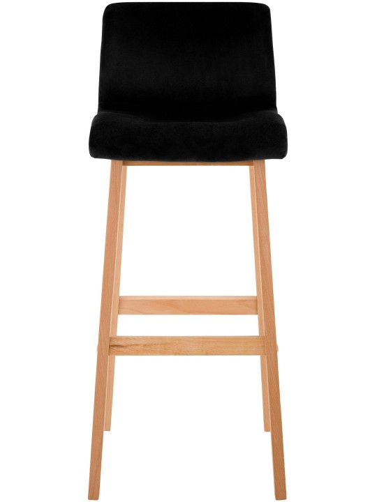 Barstol Hoover Velvet Natura, sort