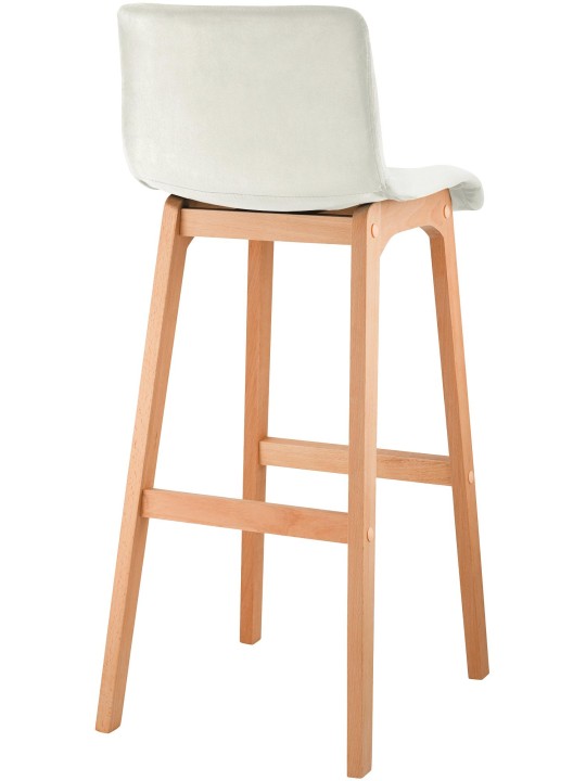 Barstol Hoover Velvet Natura, creme