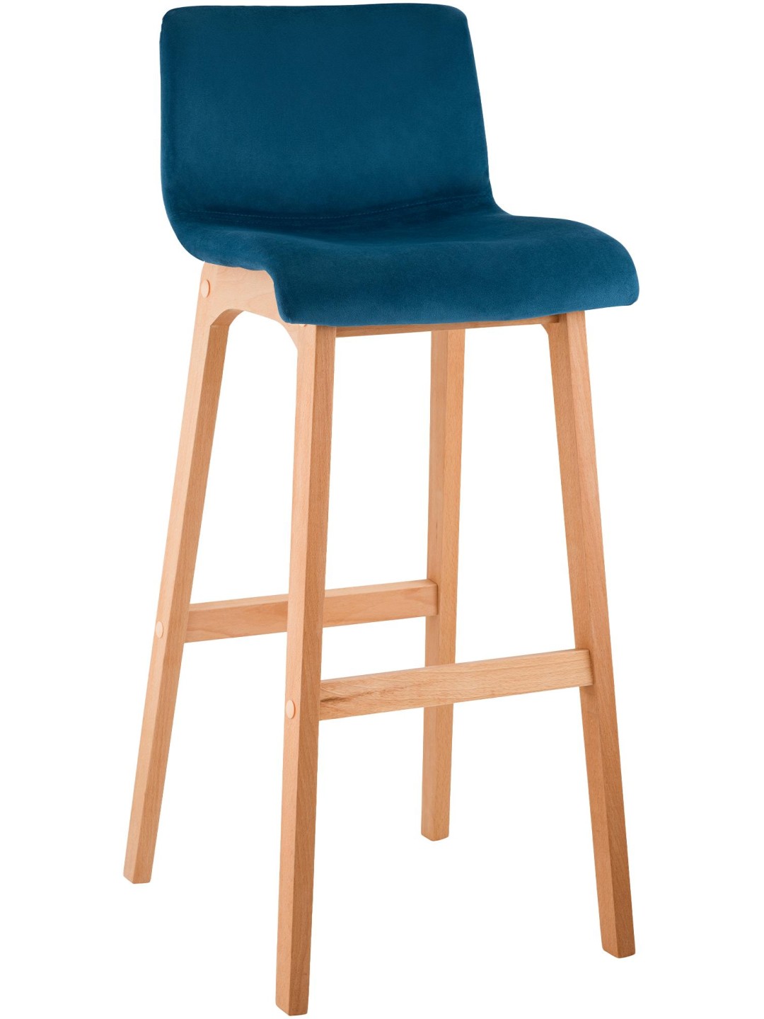 Barstol Hoover Velvet Natura, blå