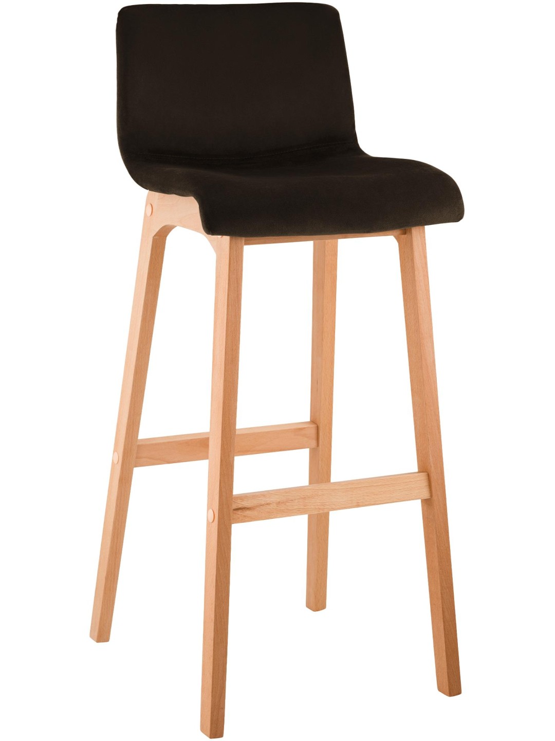 Barstol Hoover Velvet Natura, brun