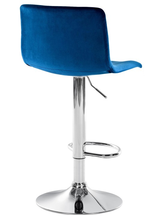 Barstol Hoover velvet C, blå