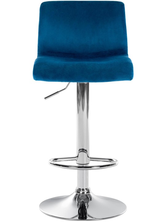 Barstol Hoover velvet C, blå
