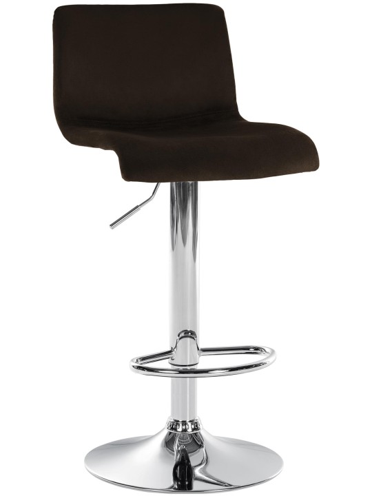 Barstol Hoover velvet C, brun