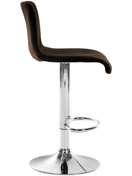 Barstol Hoover velvet C, brun