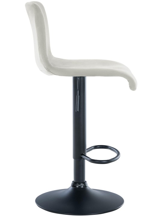 Barstol Hoover fløjl B, creme