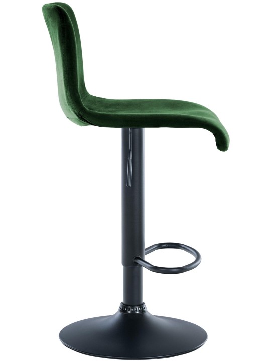 Barstol Hoover fløjl B, grøn