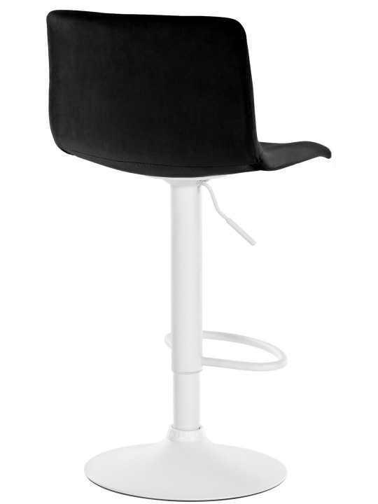 Barstol Hoover fløjl W, sort