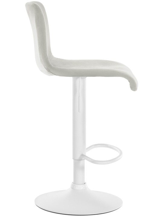 Barstol Hoover fløjl W, creme