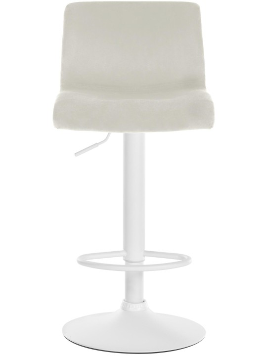 Barstol Hoover fløjl W, creme