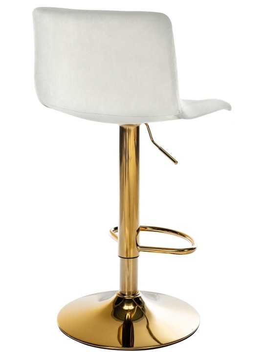 Barstol Hoover velvet G, creme