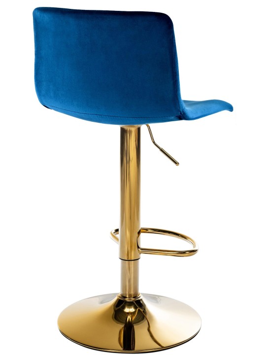 Barstol Hoover velvet G, blå