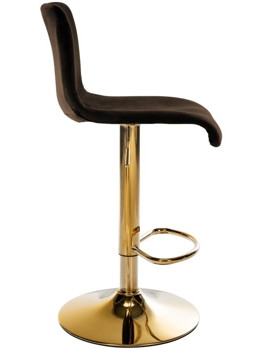 Barstol Hoover velvet G, brun